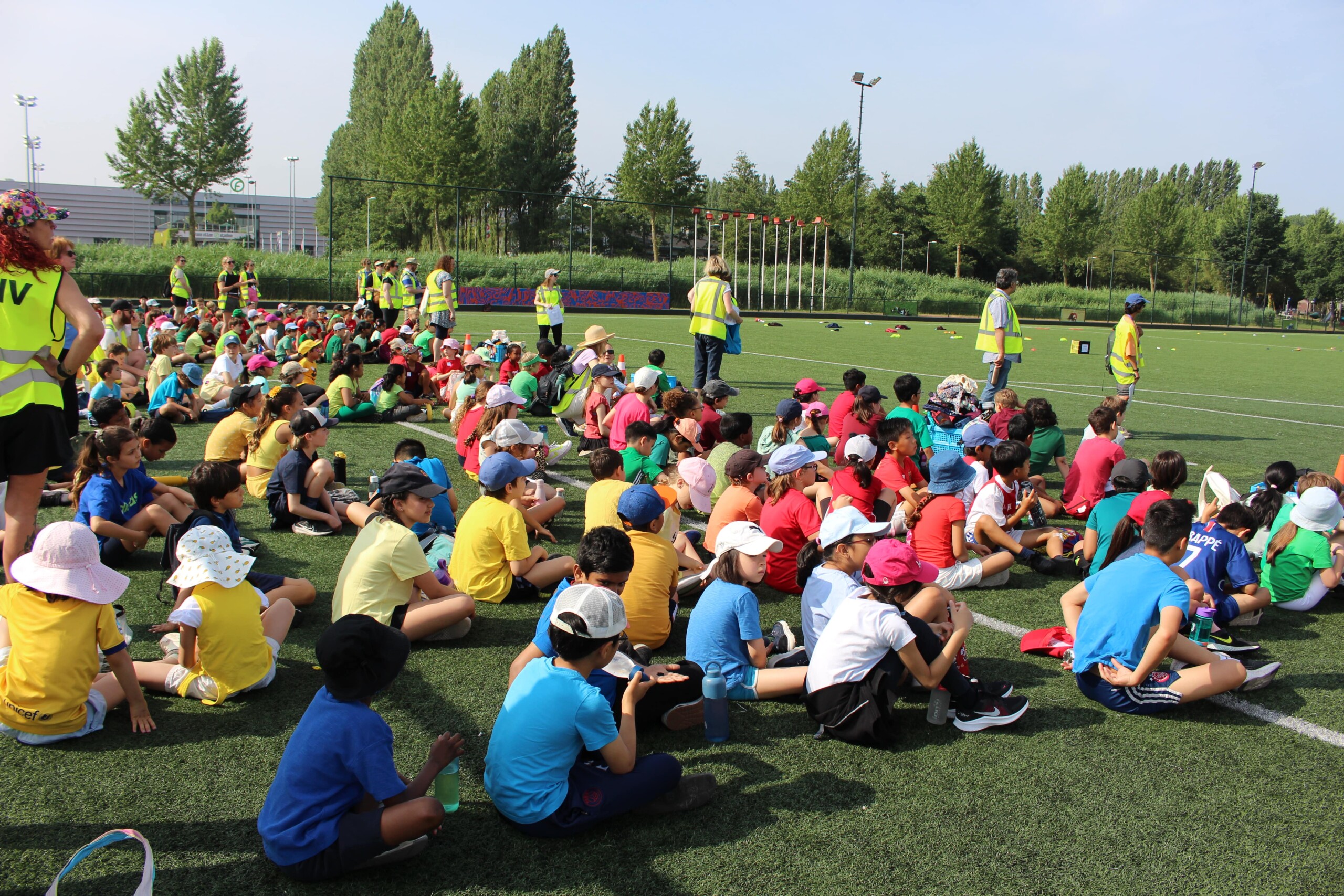 Young students enjoying Sports Day at the British School of Amsterdam